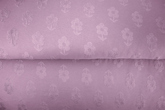 19750-120 ''Old Lilac'' Jaquard Flowers