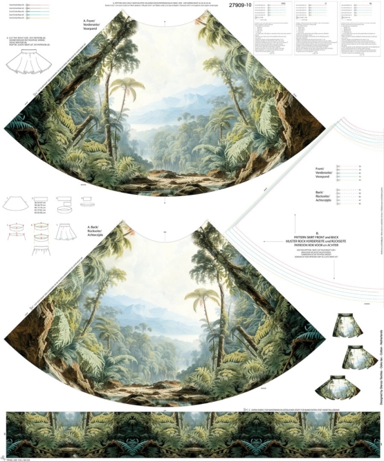 27909-10 ''Costa Rica'' Skirt Panel