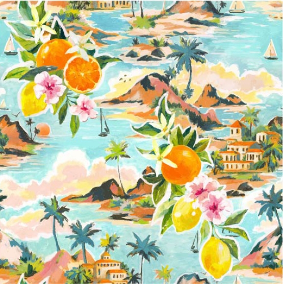 27118-09PL ''Amalfi Coastal'' print