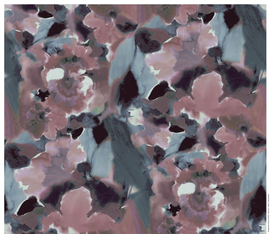 27950-16 ''Blurred Garden'' print