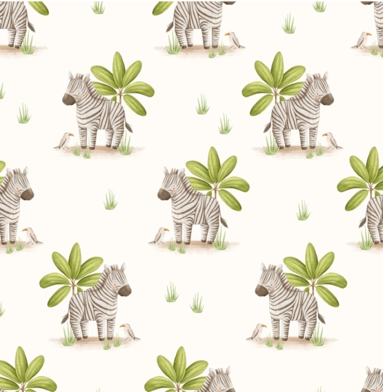 27424-02LI  ''Tiny Zebra'' print