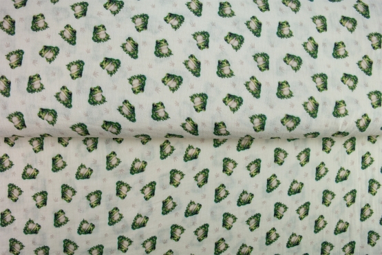 26121HD ''Tiny Frog'' Mousseline print