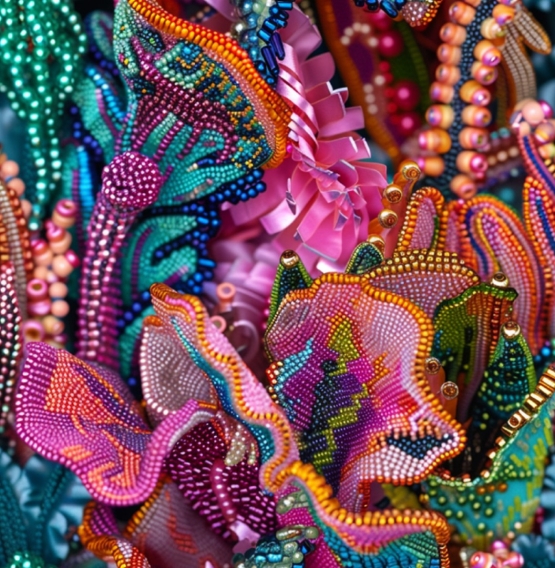 27939-12TR ''Bejeweled'' print