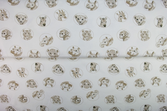 26346-22TR ''Beige Peek-a-Boo'' print