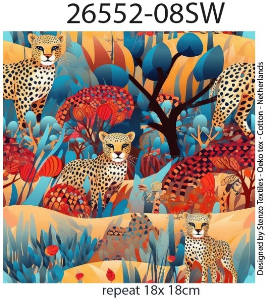 26552-08 ''Leopard Dreams'' FT-print