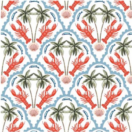 27111-02PL ''Lobster Beach'' print