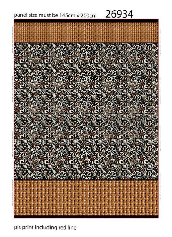 26934 ''Floral Illusion'' Panel