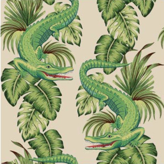 27224-22TR ''Croco Jungle'' print
