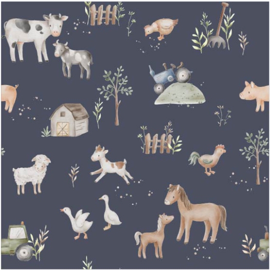 27229-15TR ''Farmlife'' print