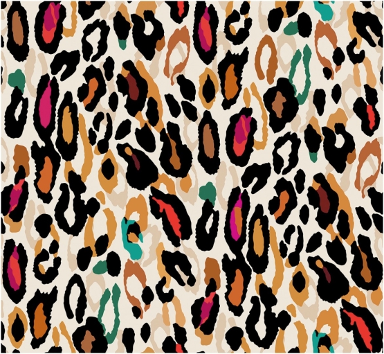 27625-11LI ''Lush Leo'' print