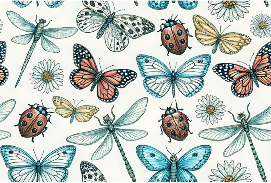 27607-09PL ''Interesting Insects'' print