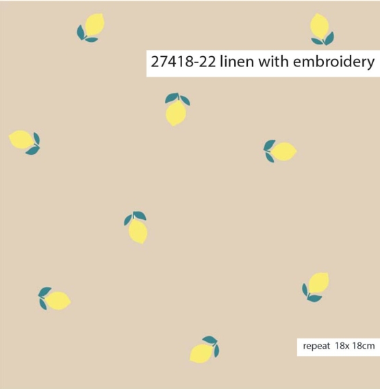 27418-22 ''Tiny Lemon'' Embroidery