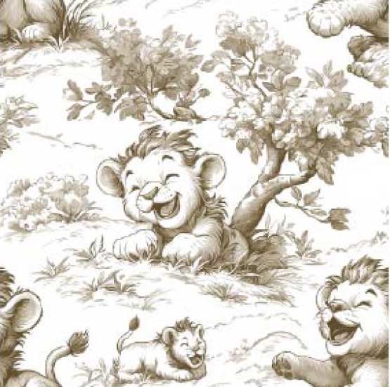 27116-22PL ''Laughing Leo'' print