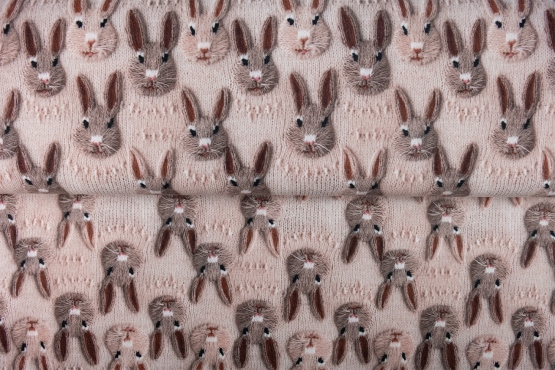 26501-22 ''Knitted bunny Friends'' FT-print