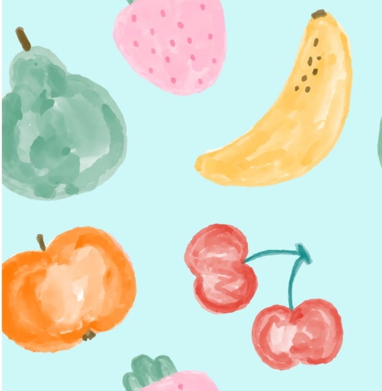 27753-09CV ''Funky Fruit'' print