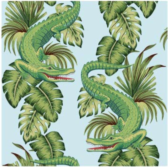 27224-09TR ''Croco Jungle'' print