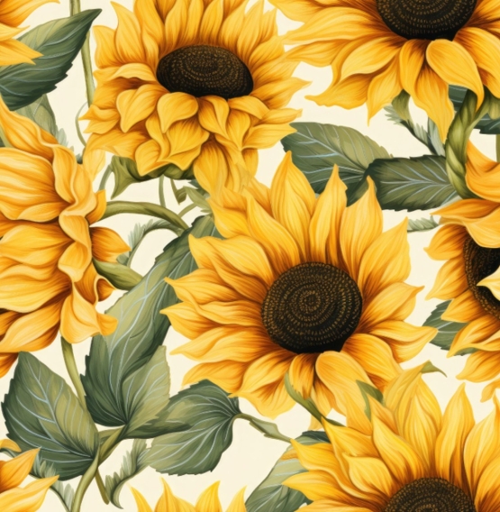 27418 ''Sunflower'' print