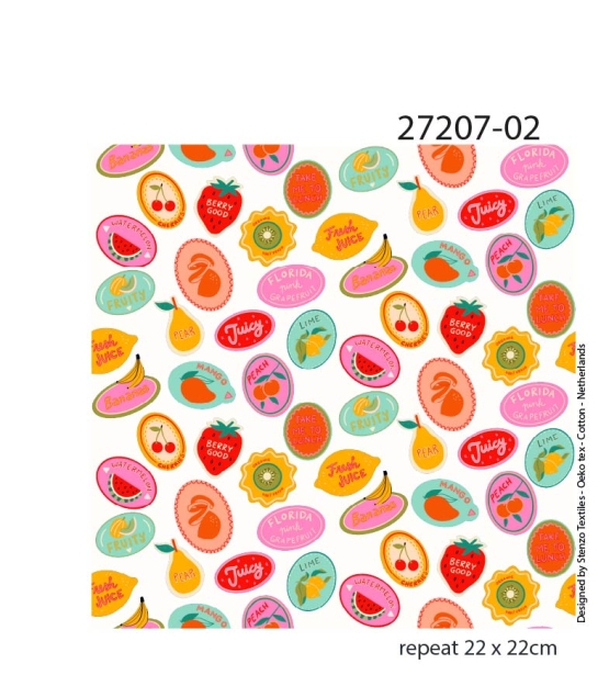 27207-02TR ''Juicy Stickers'' print