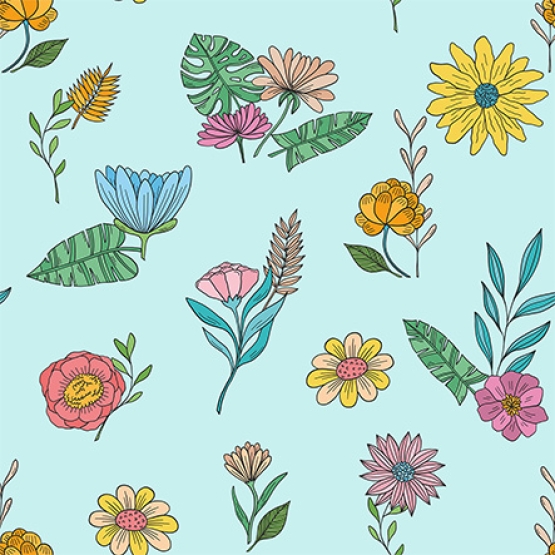 27612-09TR ''Summer Flower Field'' print