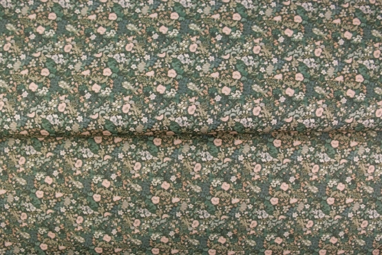 26147-10PL ''Millefleurs in Green'' print