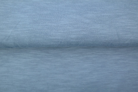 10480-158 (Washed Jeans) Cotton Frame (Slub) Jersey