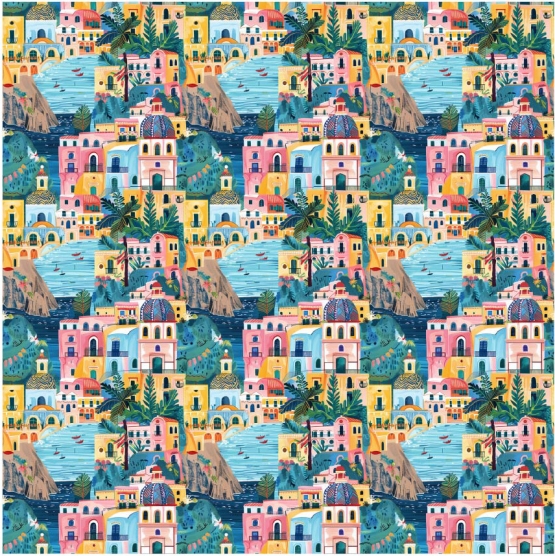 27856-11VW ''Riviera Coastline'' print