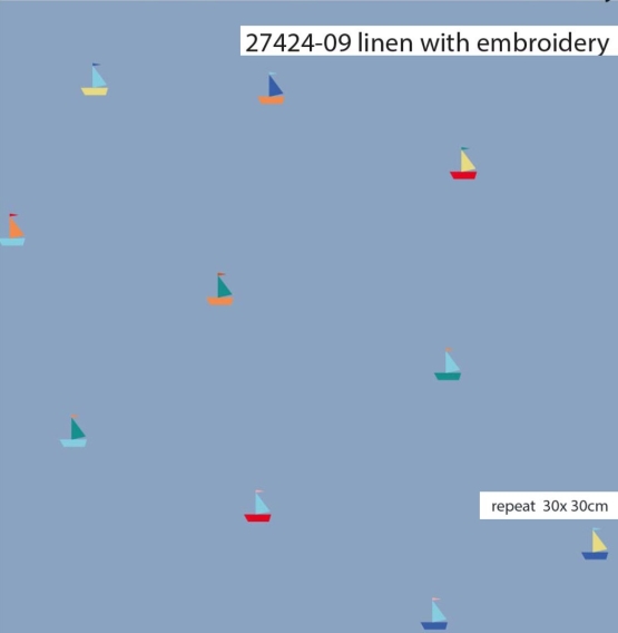 27424-09 ''Tiny Sailboat'' Embroidery