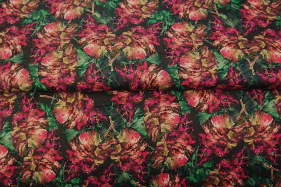 26923-11 ''Nocturnal Forest'' allover print