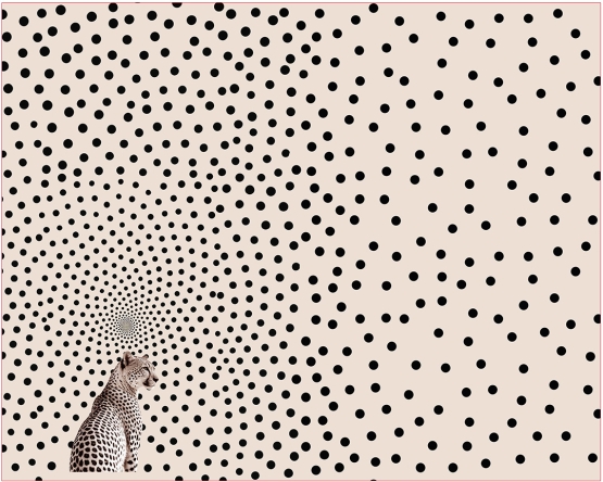 27948 ''Leopard Illusion'' Panel