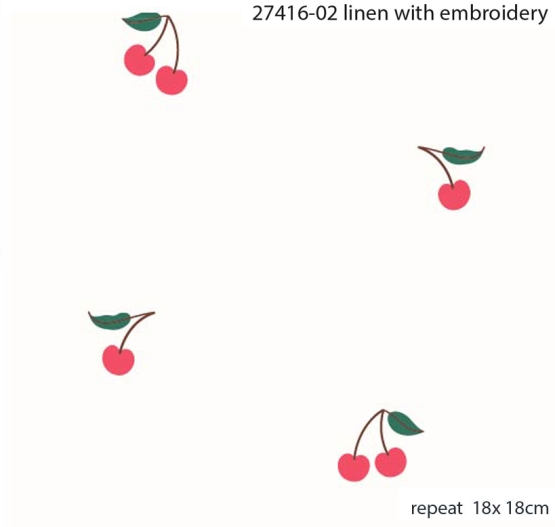 27416-02 ''Tiny Cherry'' Embroidery