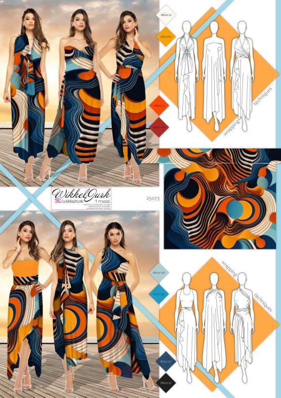 25073 ''Magical'' Wrap-Around Dress Panel