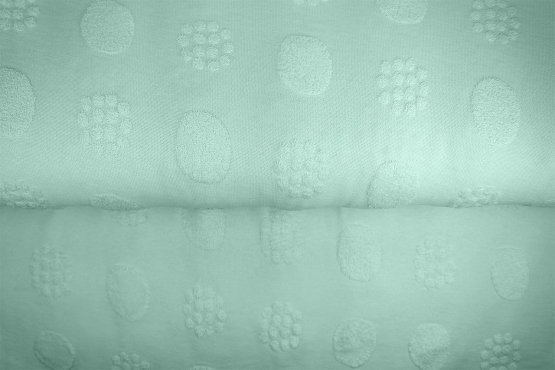 19754-109 ''Vintage Blue'' Jaquard Dots