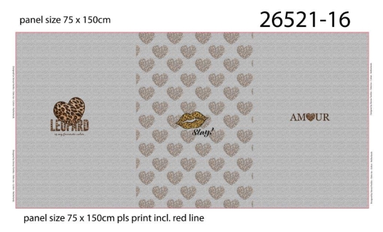 26521-16 ''Leopard Love'' FT-Panel