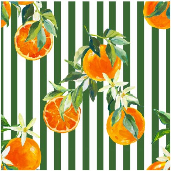 27554-10 ''Pretty Oranges'' print