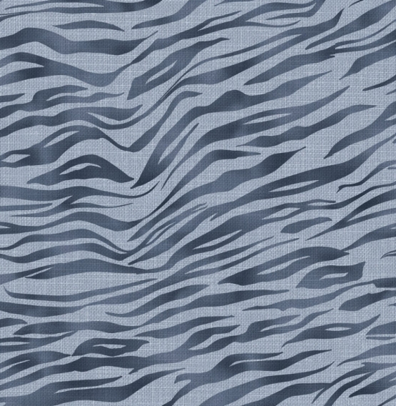 27403-09LI ''Blue Zebra'' print