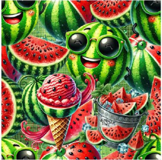 27208TR ''Watermelon Madness'' print