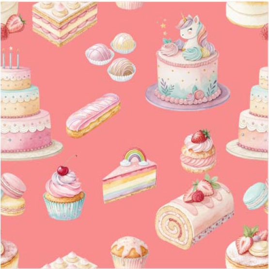 27218-11TR ''Cake Time'' print