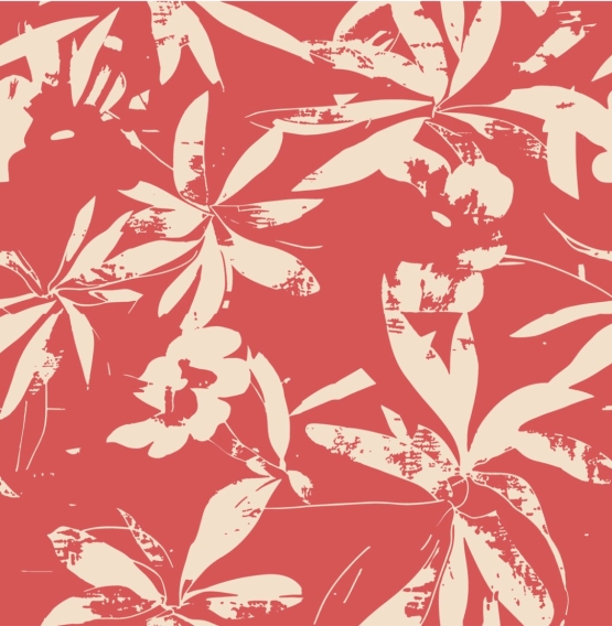 27416-11LI ''Faded Leaves'' print