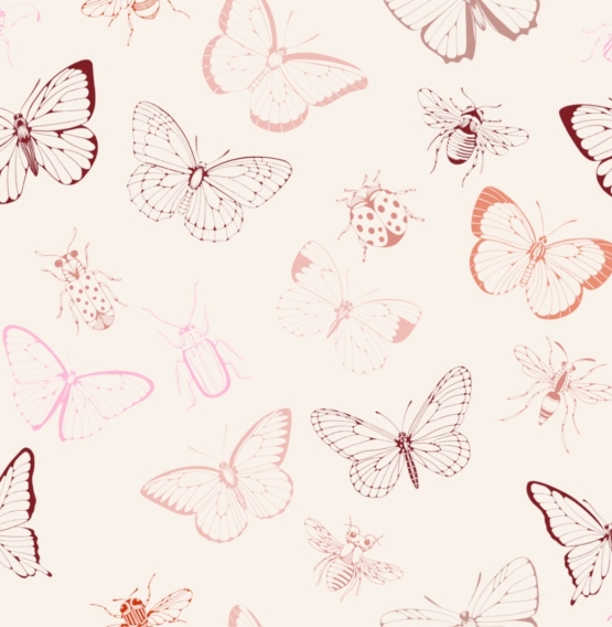 27401-12LI ''Butterfly Outlines'' print