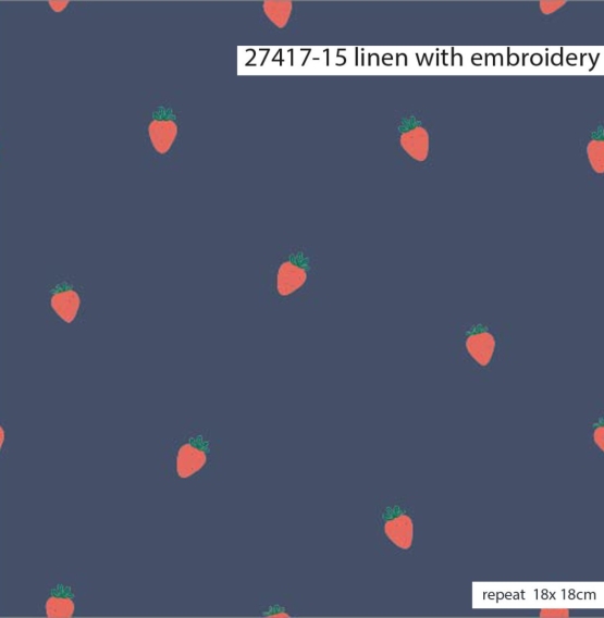 27417-15 ''Tiny Strawberry'' Embroidery