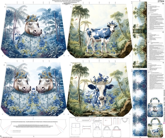 27504 ''Yours Tropical Highness'' Bag Panel