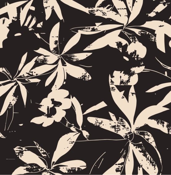 27416-22LI ''Faded Leaves'' print