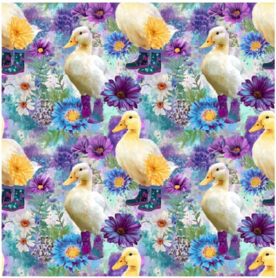 27234-09TR ''Funky Ducks'' print