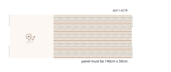 26311-02 "Lovely Lion" Baby Panel