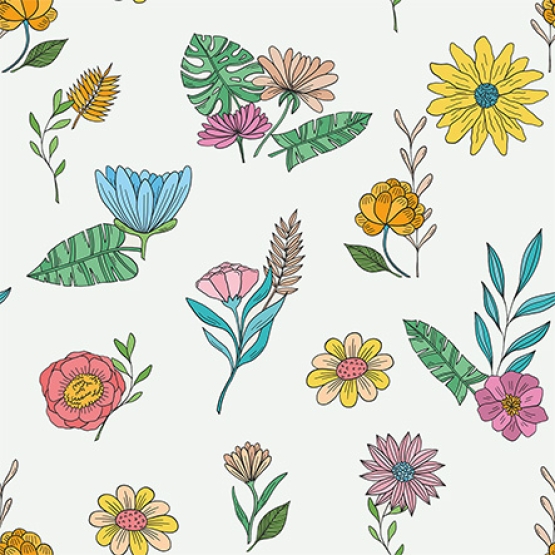 27612-02TR ''Summer Flower Field'' print