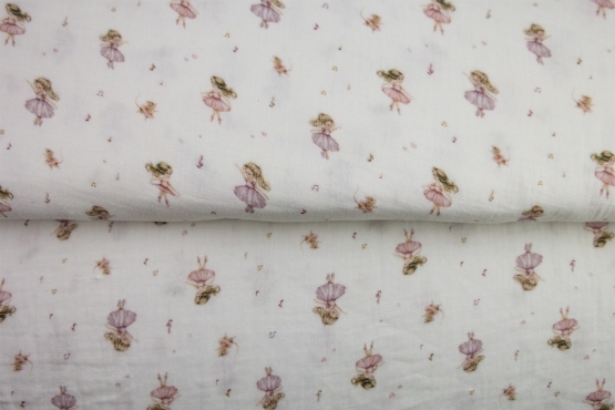 26133-02HD ''Tiny Ballerina'' Mousseline print