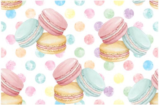 27219-02TR ''Macarons'' print