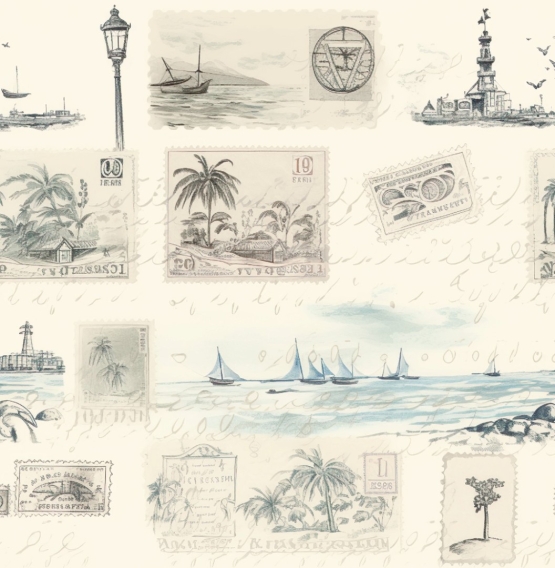 27405-22LI ''Seaside'' print