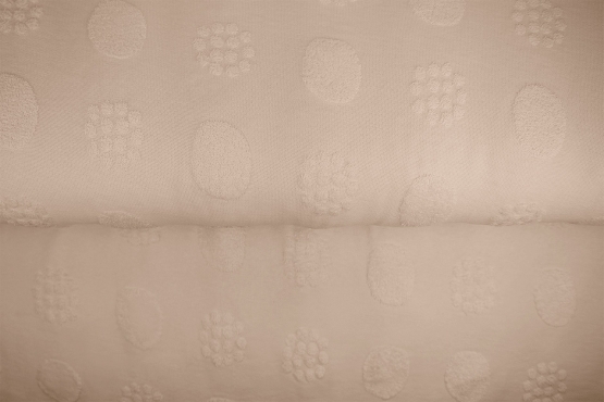 19754-23 ''Beige'' Jaquard Dots