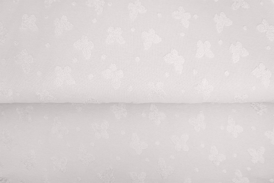 19751-22 ''Offwhite'' Jaquard Butterflies